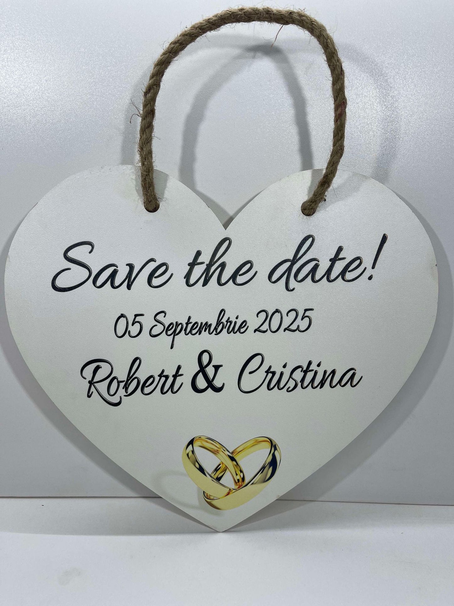Plăcuță ” Save the Date ” - V1