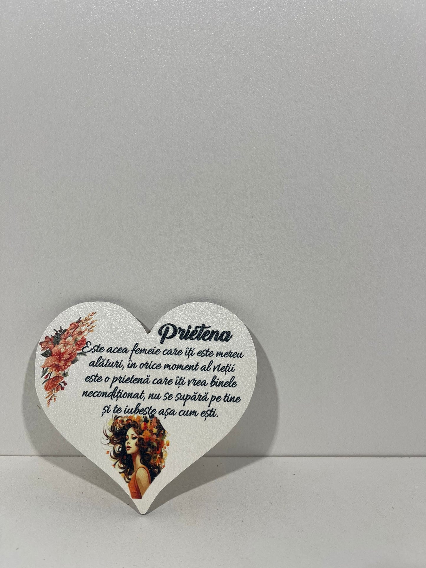 Blank pentru martisor inima Prietena  v177-53