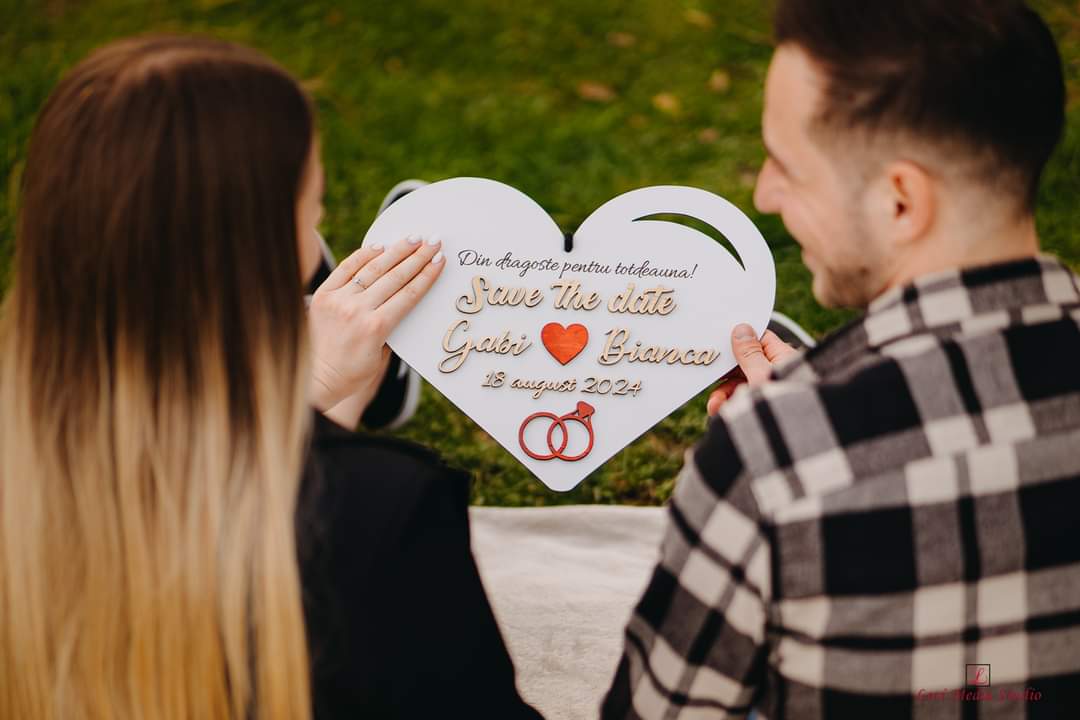 Plăcuță ” Save the Date ” - V9