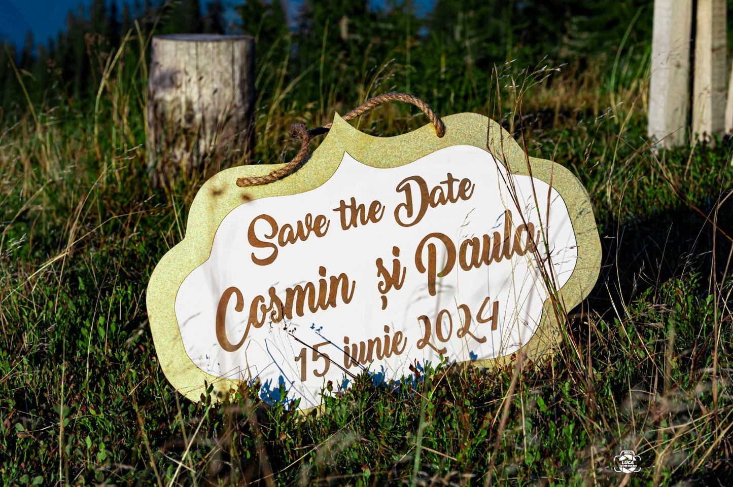 Plăcuță ” Save the Date ” - V12