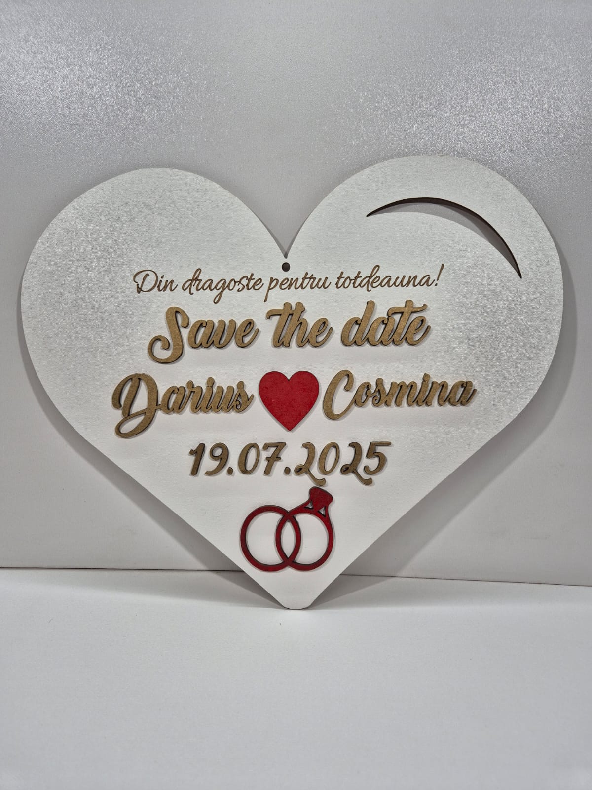 Plăcuță ” Save the Date ” - V9