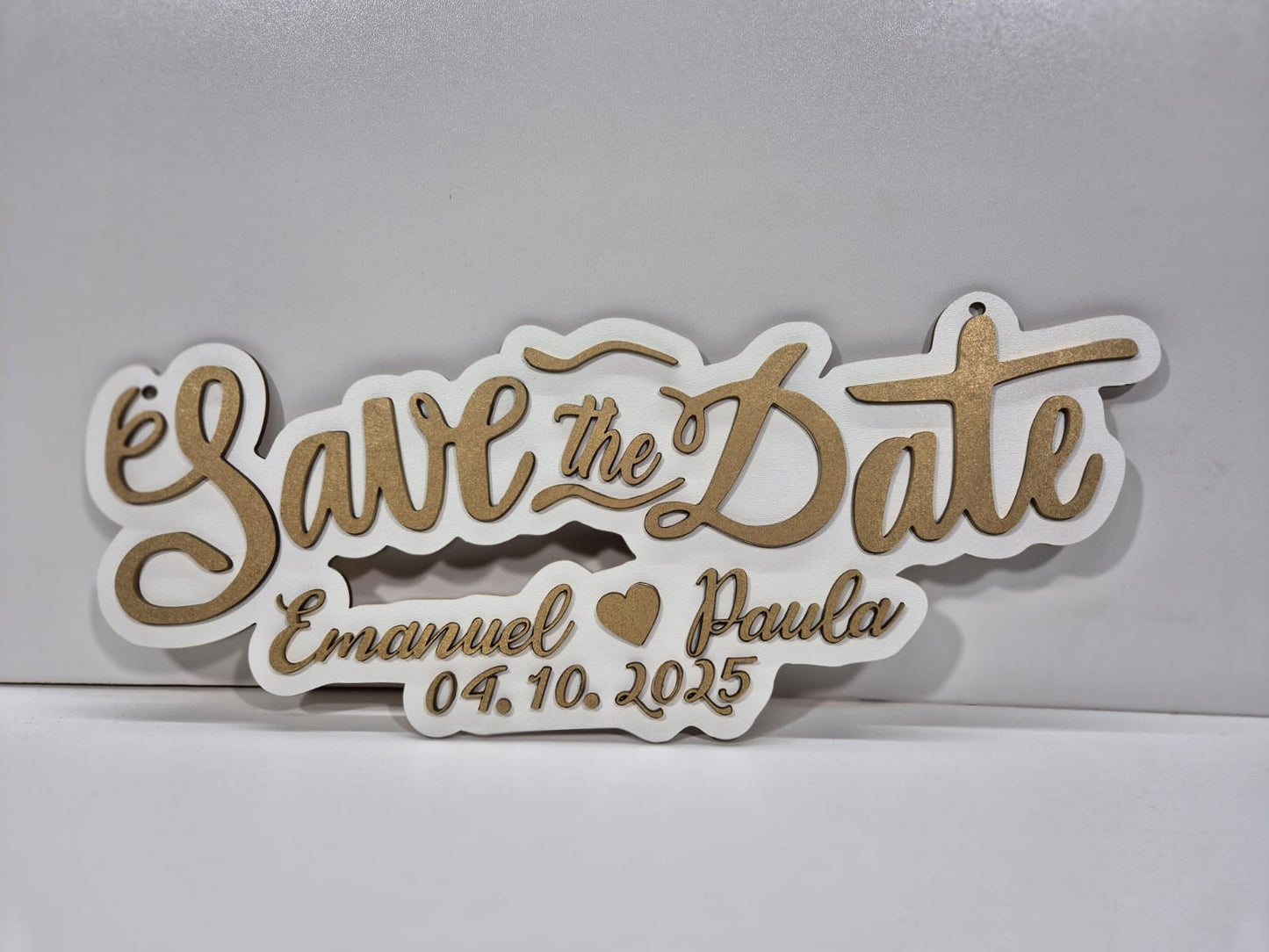 Plăcuță ” Save the Date ” - V10