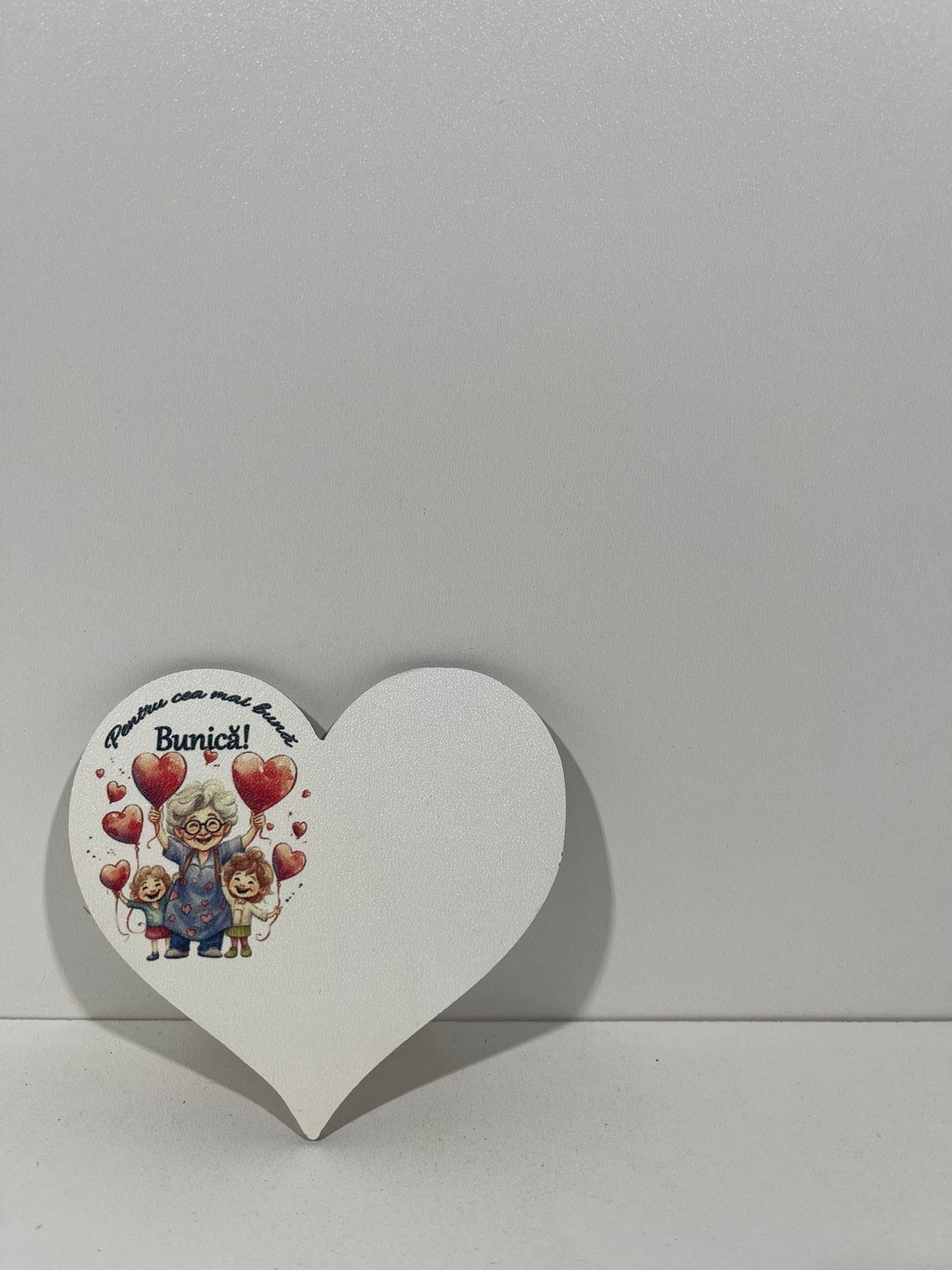 Blank pentru martisor inima Pentru cea mai buna  Bunica   v177-50