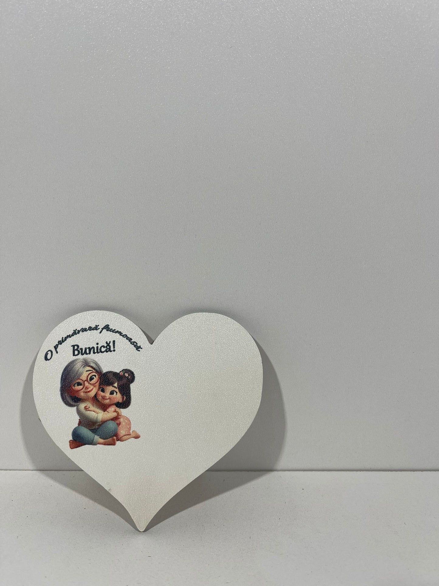 Blank pentru martisor inima O primavara frumoasa Bunica   v177-49