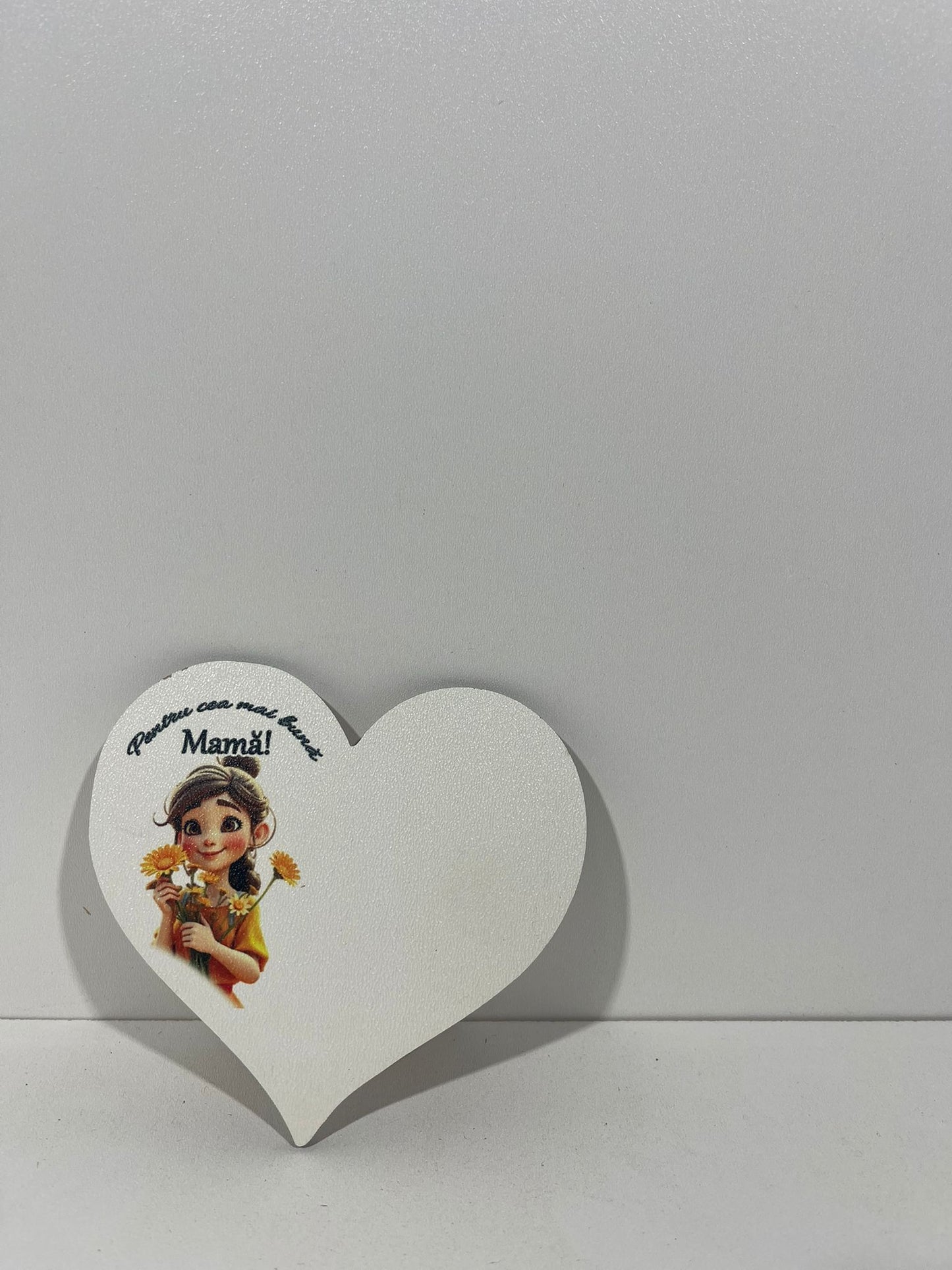 Blank pentru martisor inima Pentru cea mai buna Mama v177-45
