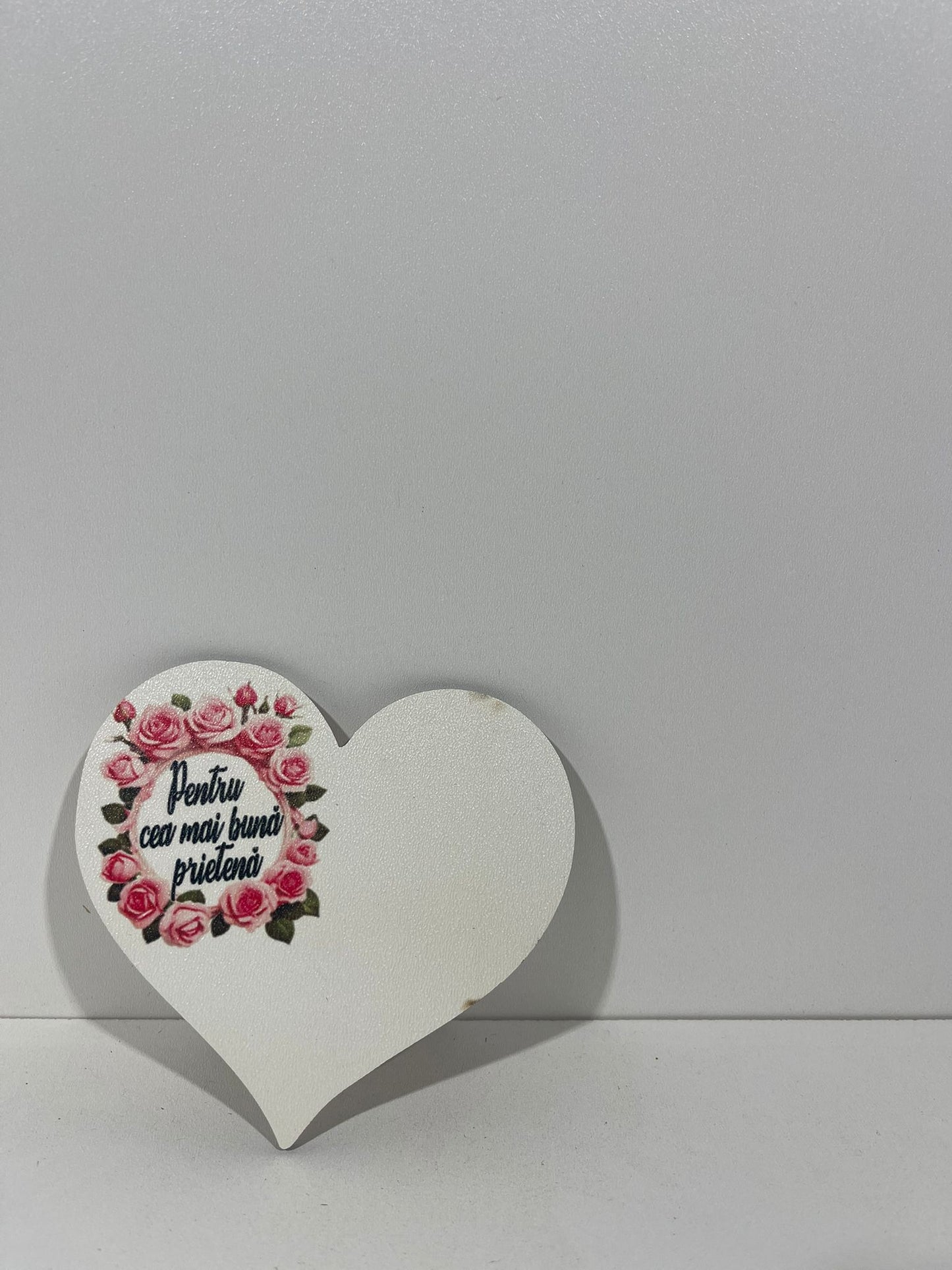 Blank pentru martisor inima Pentru cea mai buna Prietena v177-35