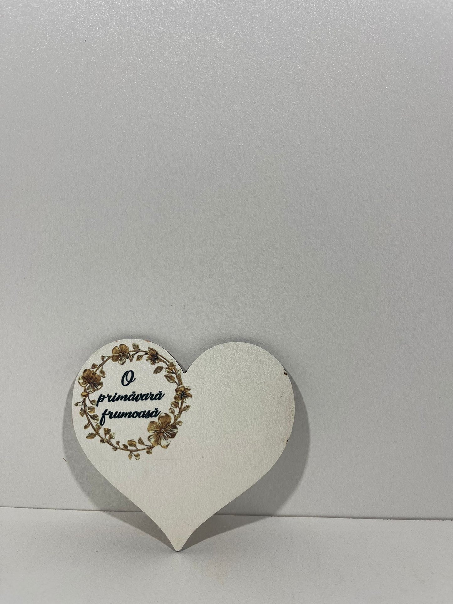 Blank pentru martisor inima O primavara frumoasa v177-27