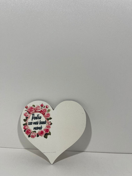 Blank pentru martisor inima  Mama   v177-5