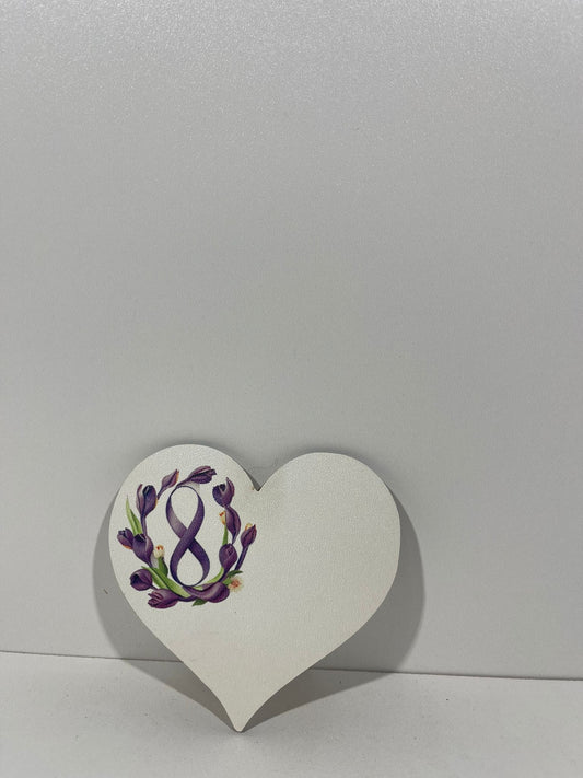 Blank pentru martisor inima  8 martie v177-3