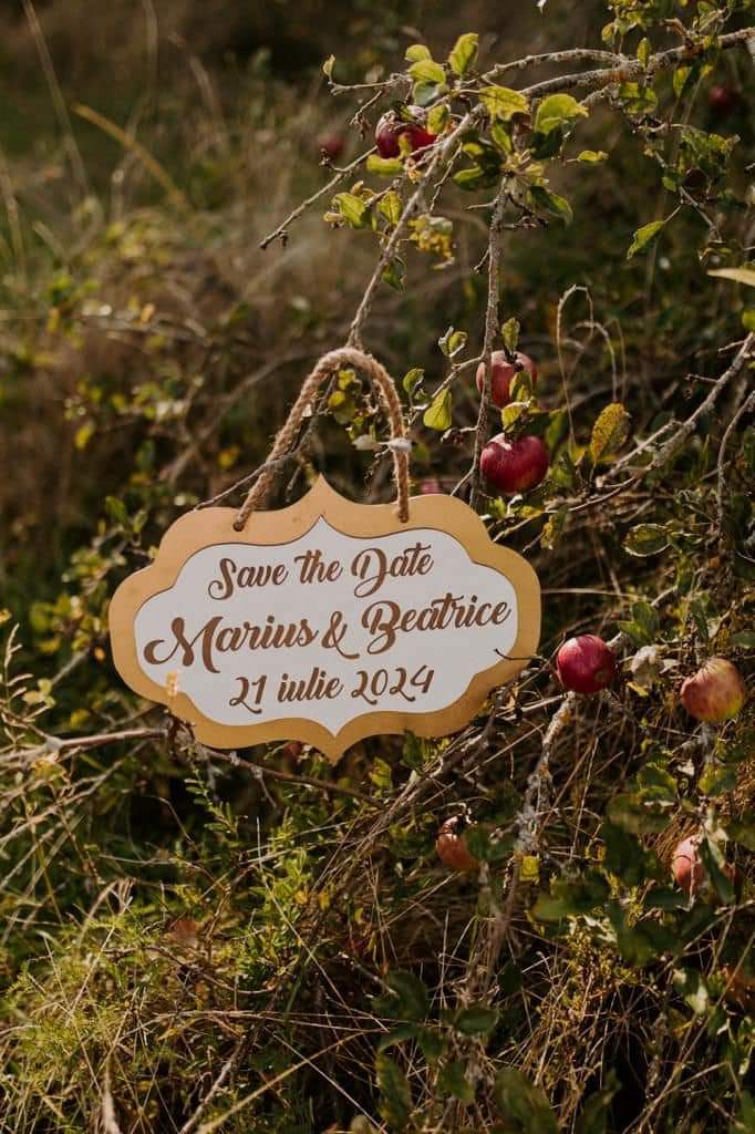 Plăcuță ” Save the Date ” - V12