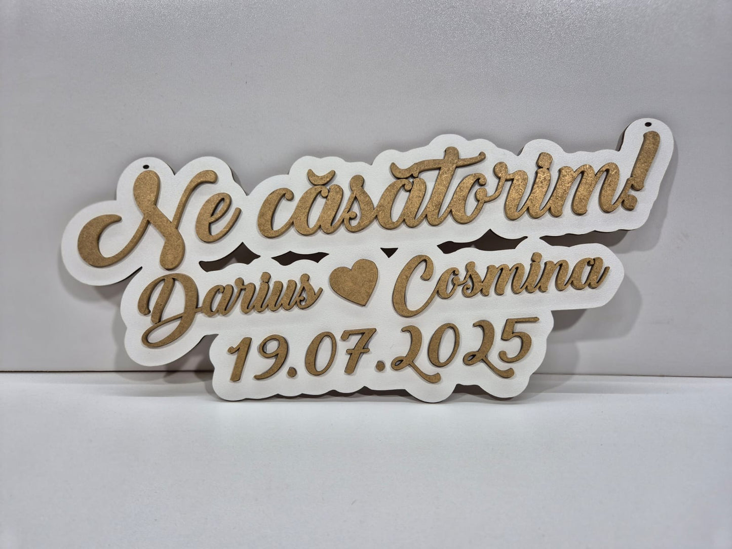 Plăcuță ” Save the Date ” - V11