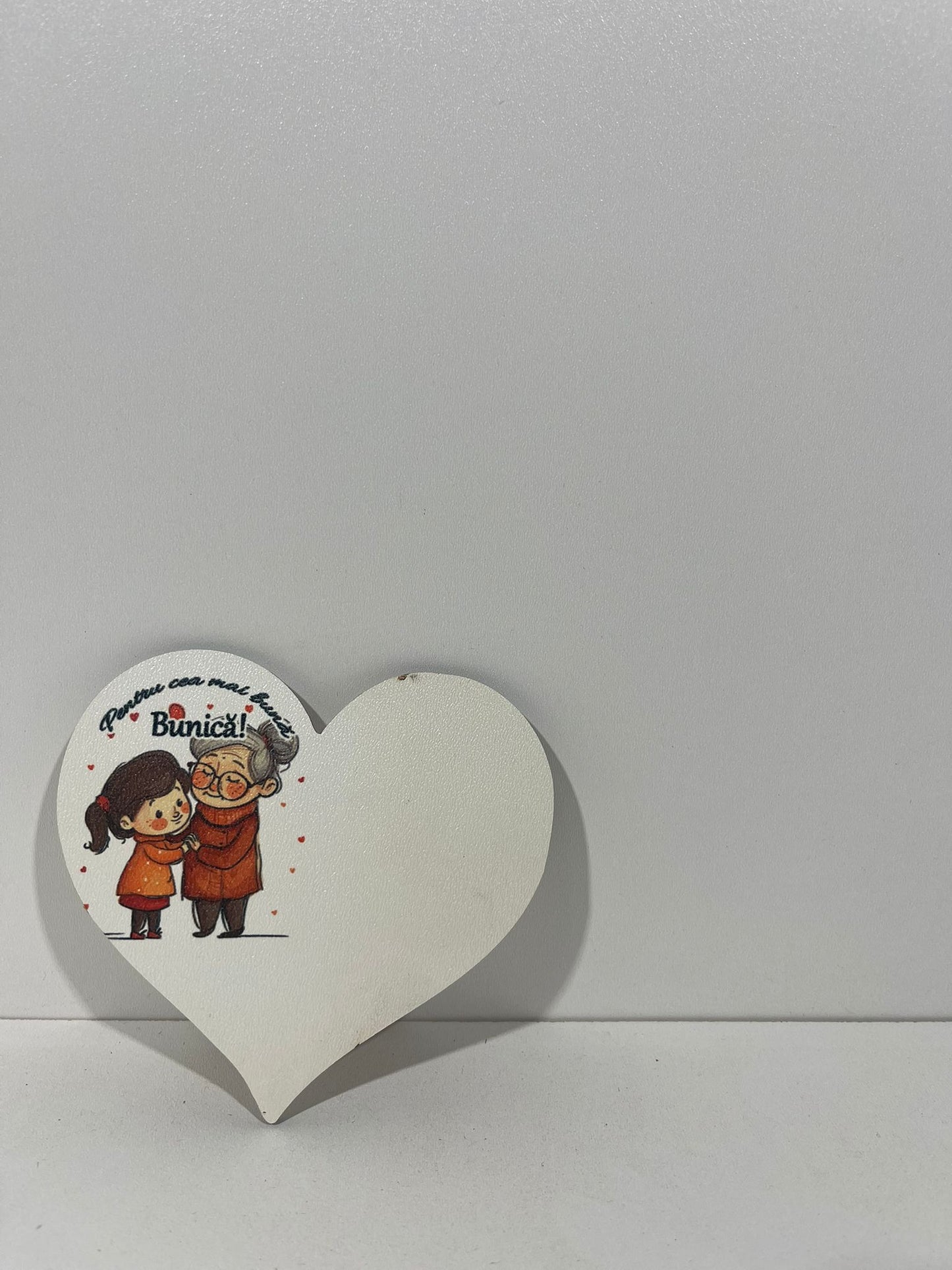 Blank pentru martisor inima Pentru cea mai buna  Bunica   v177-51