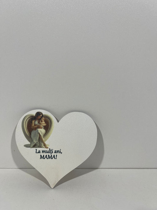 Blank pentru martisor inima La multi ani, Mama!   v177-48