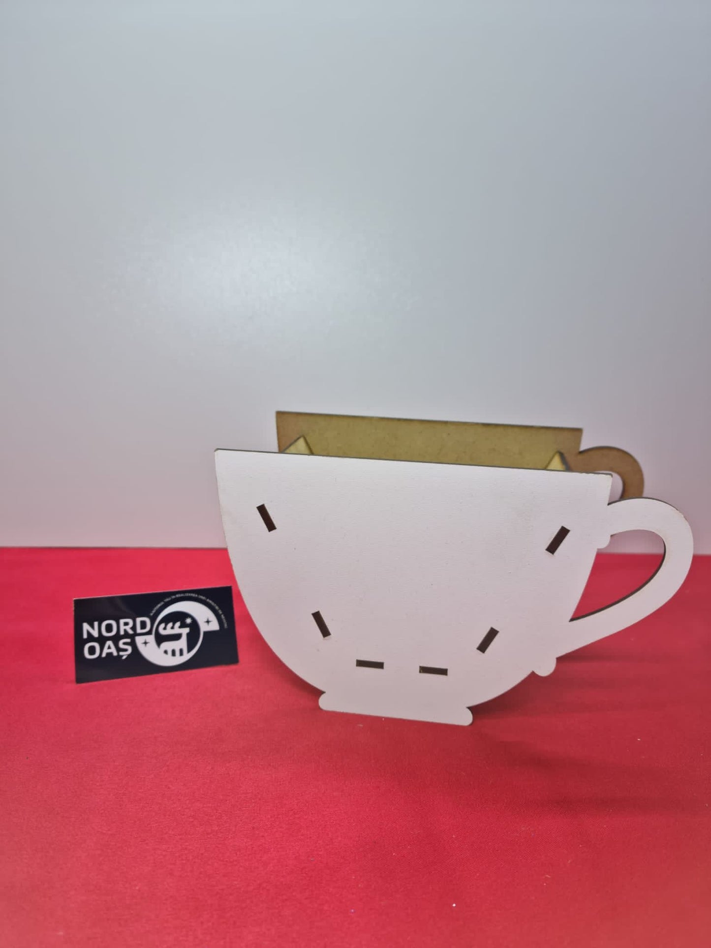 Blank cutie tip ceasca cafea pentru flori sau licheni