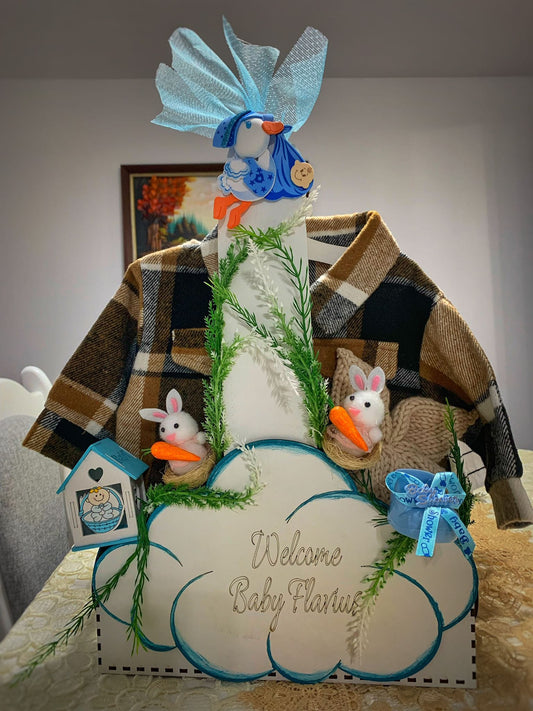 Cutie pentru dar botez baiețel