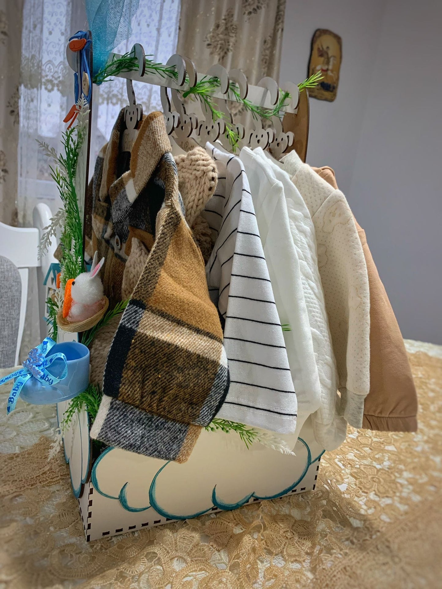 Cutie pentru dar botez baiețel