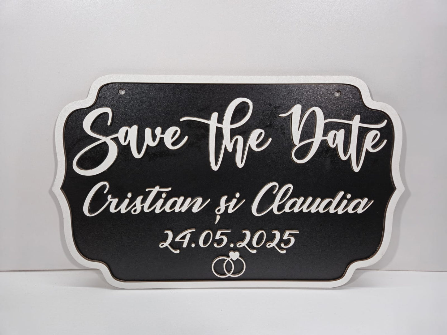 Plăcuță ” Save the Date ! ” - V6