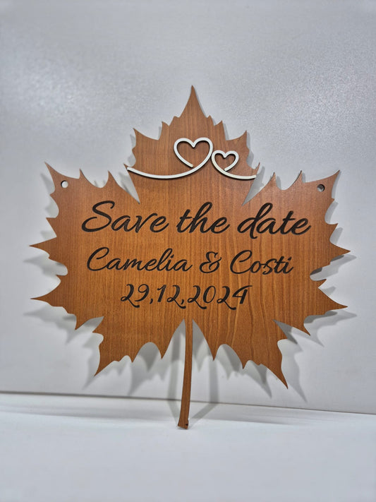 Plăcuță ” Save the Date ” - V7